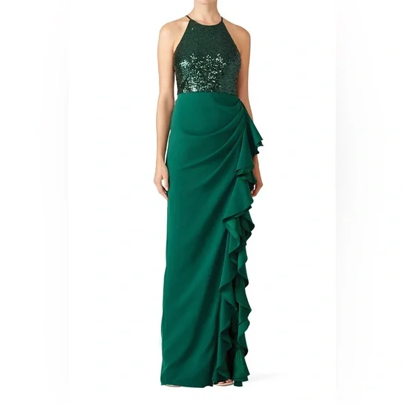 Badgley Mischka | Dresses | Badgley Mischka Green Sequin Ruffle Gown Size 6 Us 67 | Poshmark Badgley Mischka | Dresses | Badgley Mischka Green Sequin Ruffle Gown Size 6 Us 67 | Poshmark